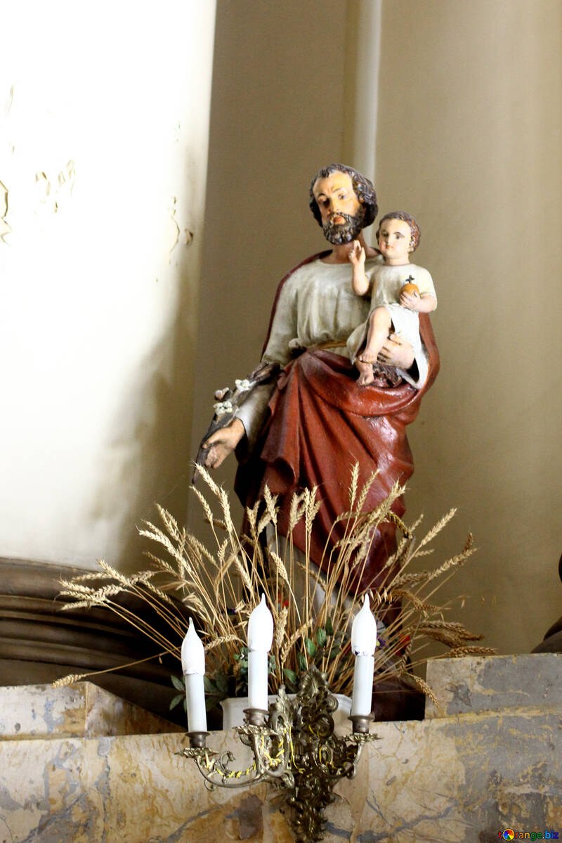 聖ヨセフと赤ん坊イエス №51607
