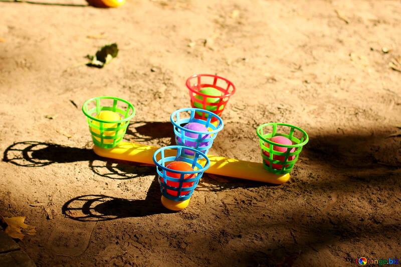 baskets, cups, sand volani balls №51101