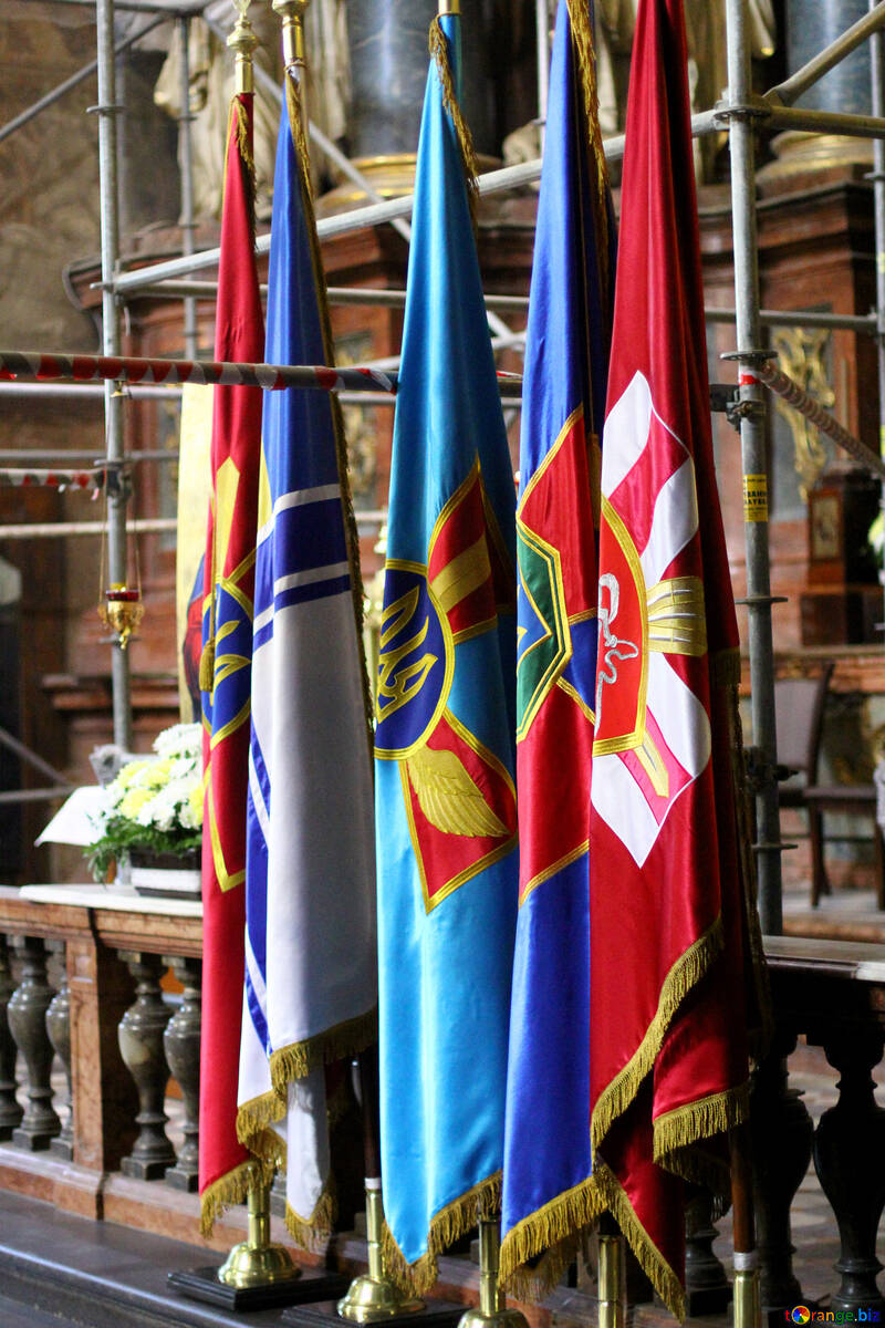 Cinco banderas del ejército ucraniano №51867