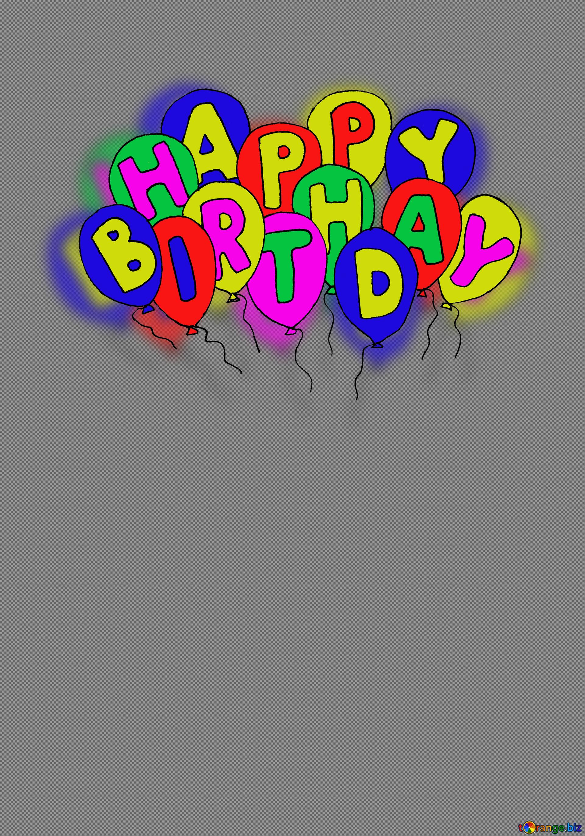 happy birthday design drawing