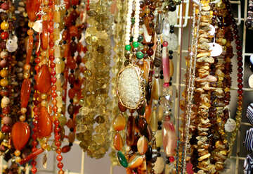 Colliers bijoux perles accessoires de pierres précieuses №52814