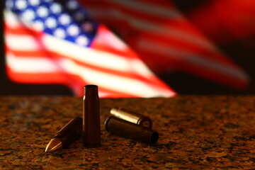 bullets an american flag №52493