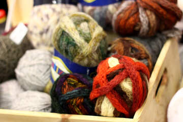 Yarn balls stuff wool №52749