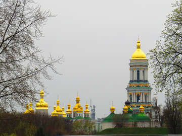 Жовта синя лінія Імператорського собору церковного палацу №52404