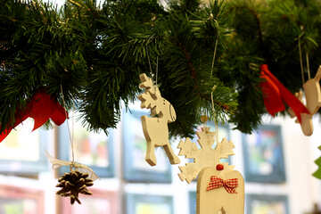 Appendiabiti ornamenti albero di Natale №52871