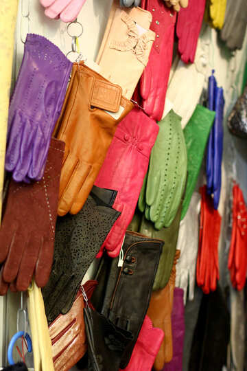 Bunch of colorful gloves №52612
