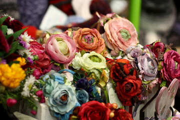 Roses de fleurs colorées №52810