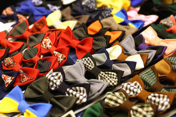 coloured bow-ties №52784