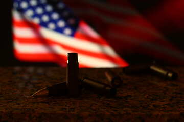 US flag bullets №52497