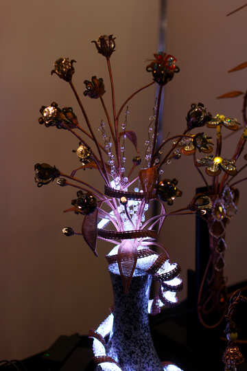 Flower lights vase №52966