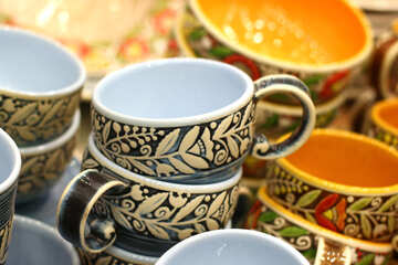 cups glass teacups №52755