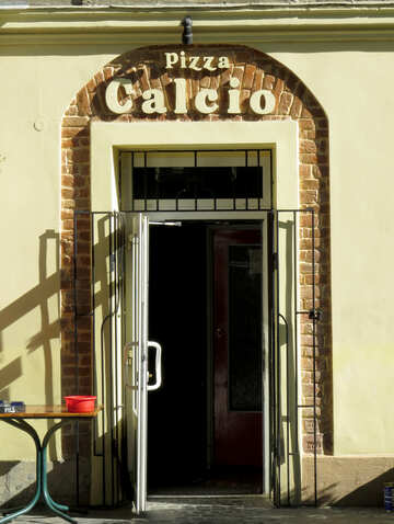 Pizza Calcio doorway Type storefront №52191
