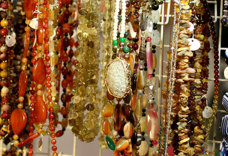 Collane gioielli perline accessori in pietre preziose №52814