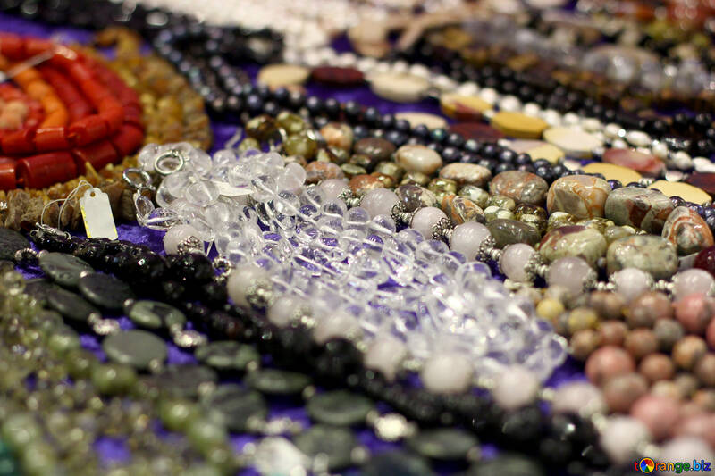 Art matériel naturel arts créatifs bijoux de corps perles colliers ligne bleue №52958