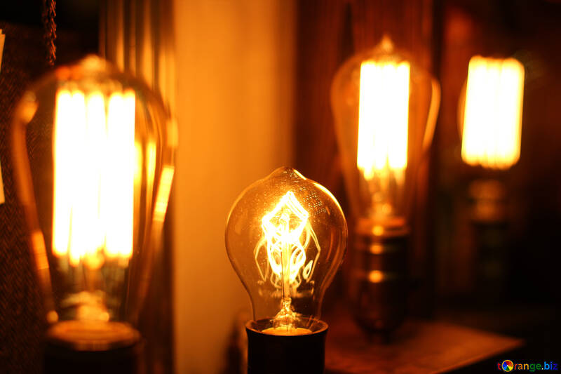Лампа vintage №52834