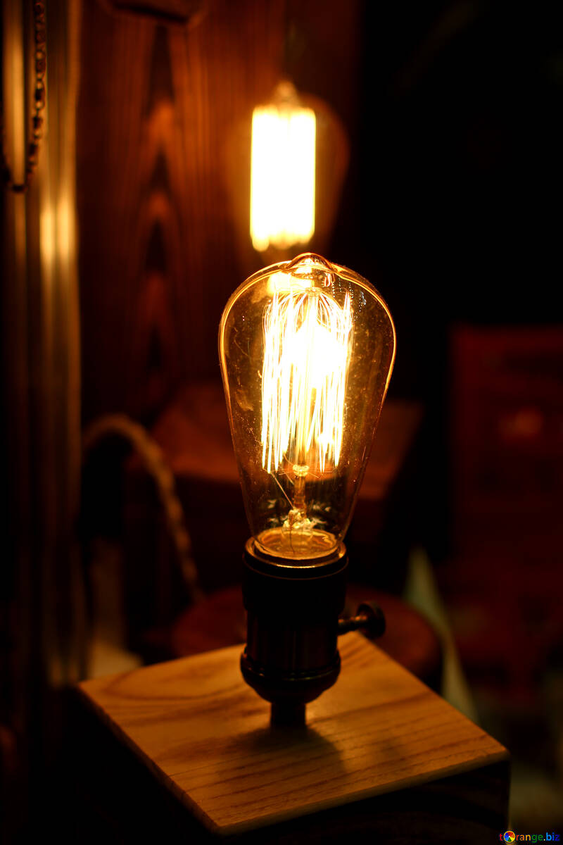 Altmodische Glühlampenkerzenlampe Glühlampe №52830