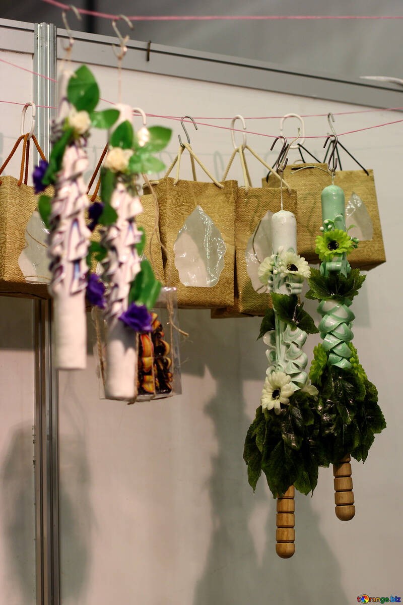 Bags hanging on wire Flowerspots №52933