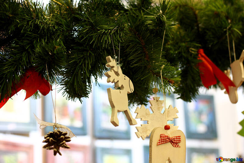 Appendiabiti ornamenti albero di Natale №52871