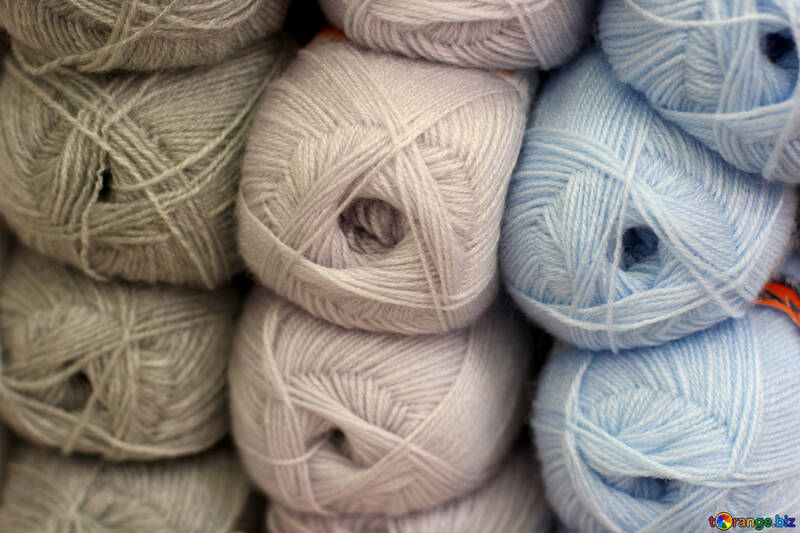 Thread cone pink wool yarn №52631