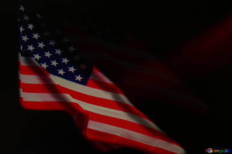 США темний прапор фону №52481