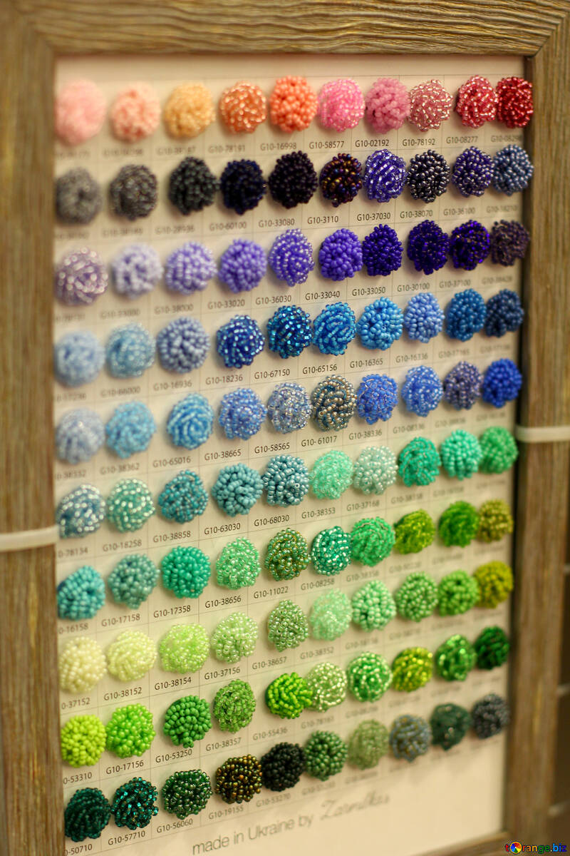 多くの色の糸 №52708