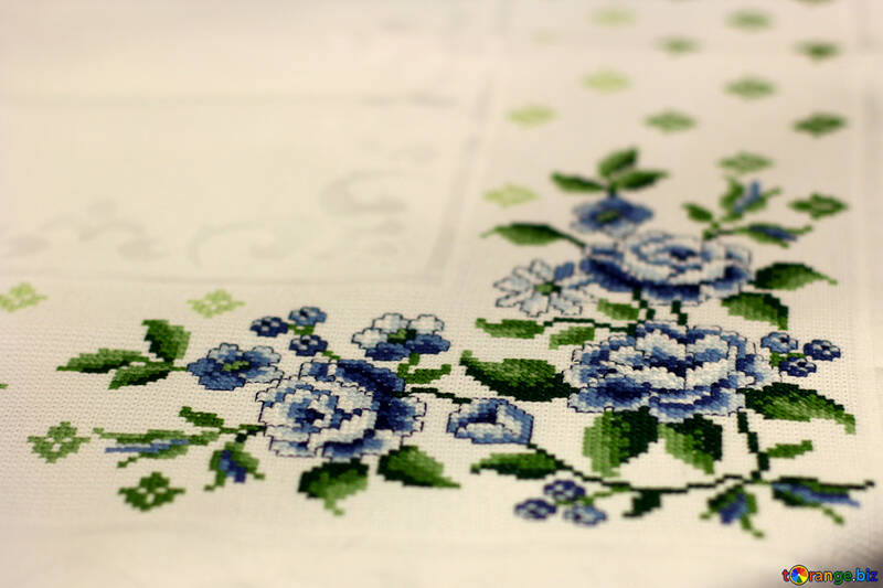 Floral embroidery. №52738