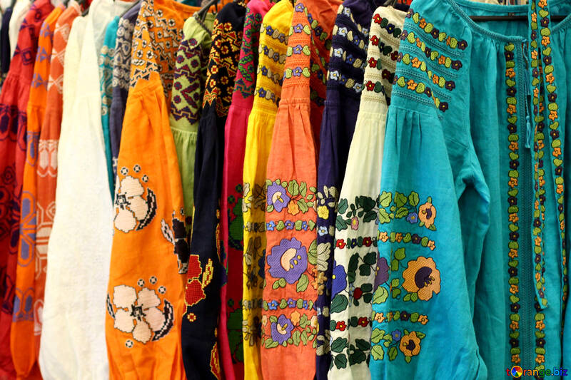 Closet full of shirts blouses clothes №52691