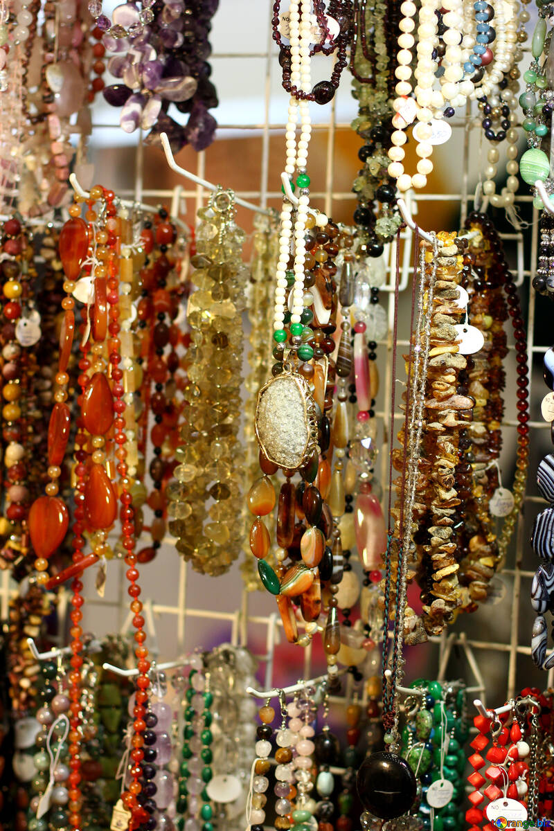 Miçangas pulseiras jóias talão ornamentos neclaces №52816