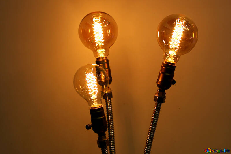 3 light bulbs lamps №52881