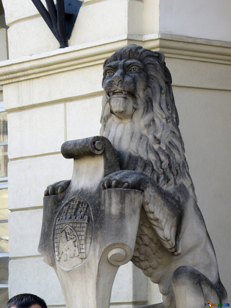 Estatua de león №52339