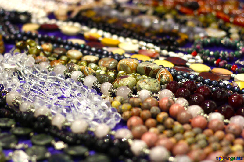 Pearls on strings beads №52956