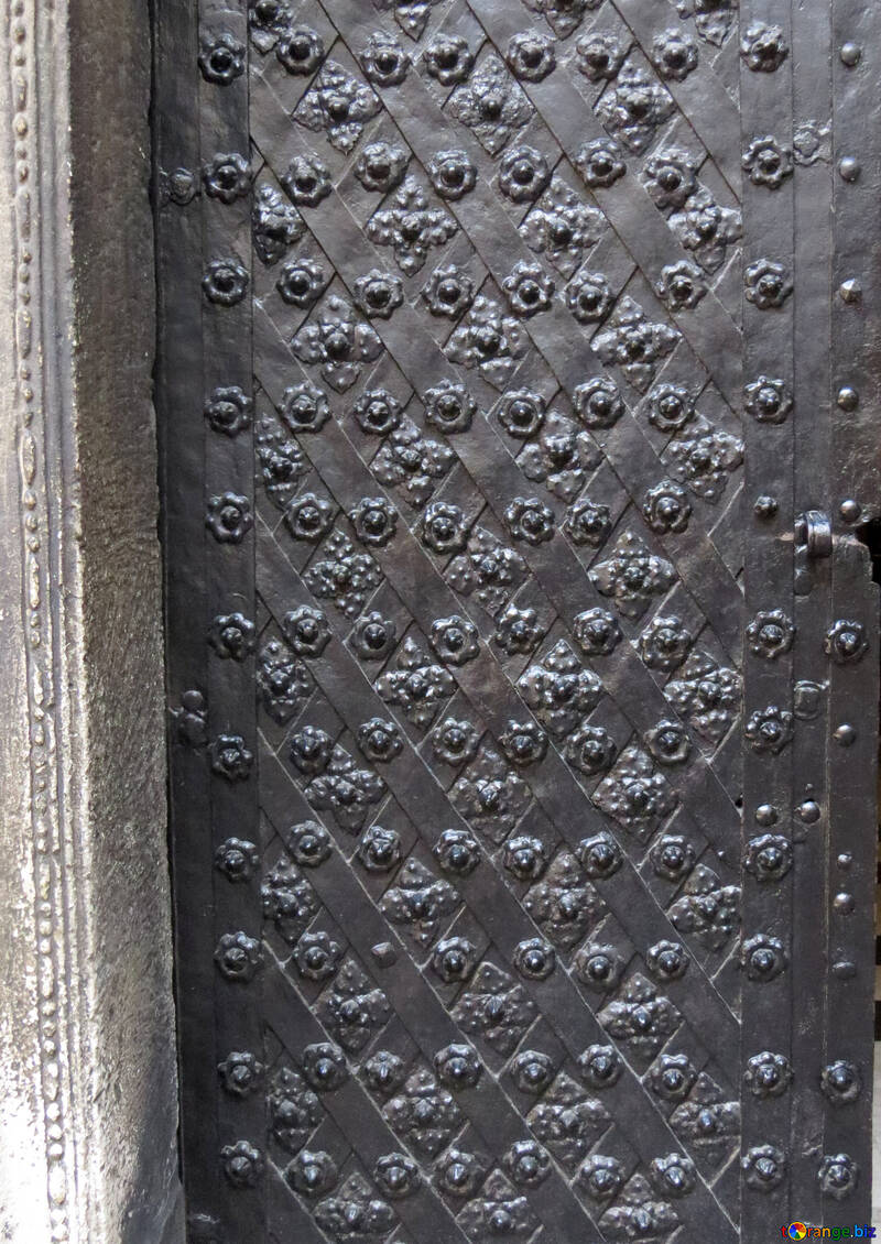 Black metal door  texture №52186
