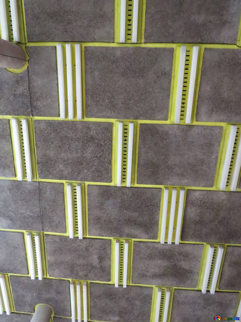Сірий і жовтий стінові плитки цегляний блок №52383