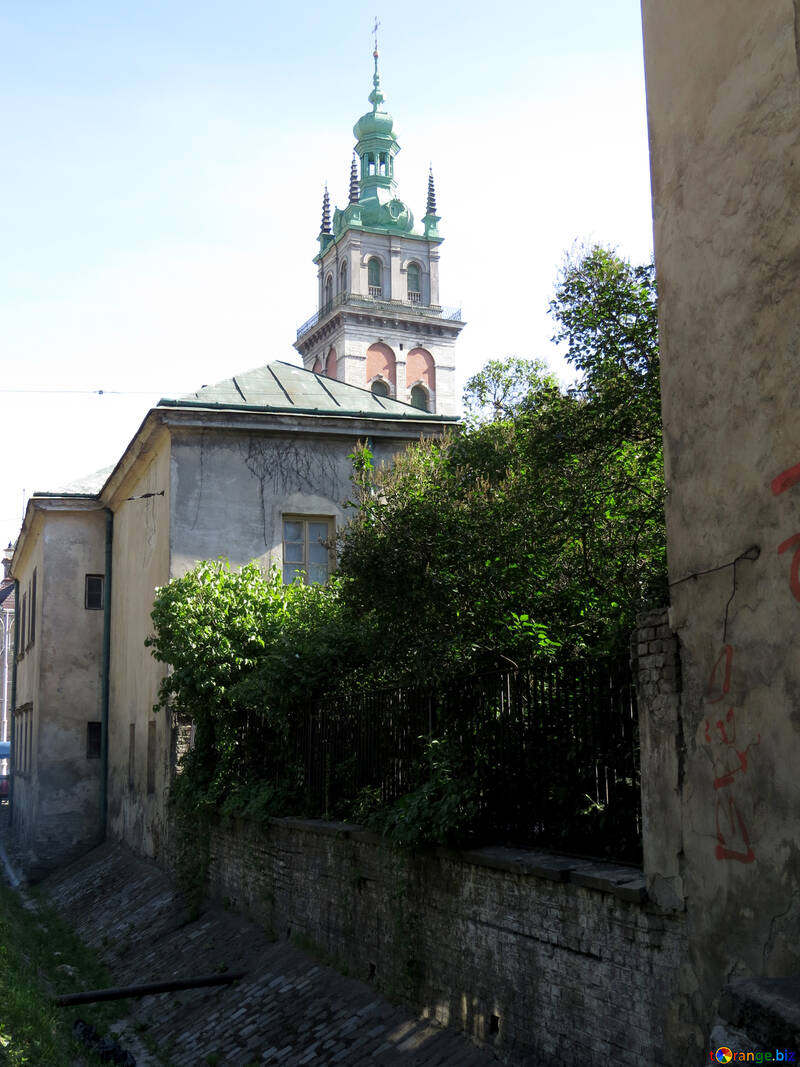 Старі будівлі loos як bel вежа caslte provident лікарні будинок церкви вежі дерев №52152