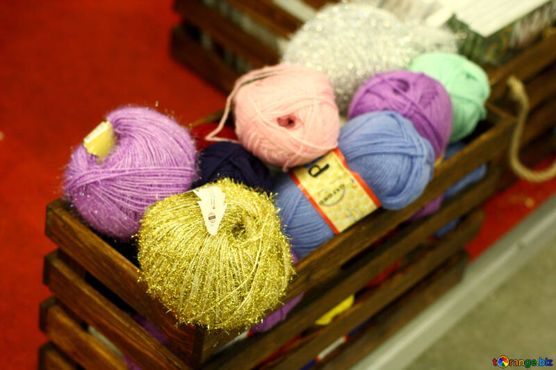 Ball of wool yarn balls №52650