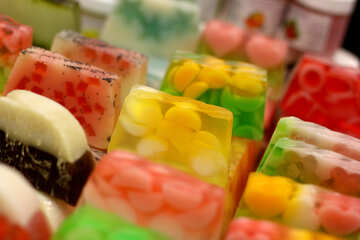 presentation yellow colorful Jelly Soap candy №53098