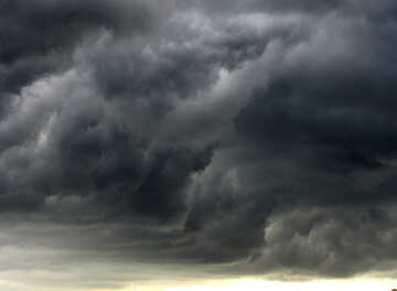 Clouds dark storm rain №53240