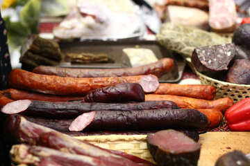 sausage meats Dried meat sticks food №53035