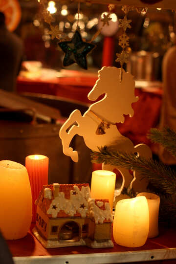 lamp horse candels №53529
