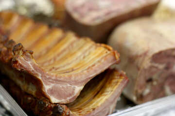 tobago meat ham cooked ribs №53089