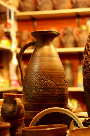pottery jug vase №53497