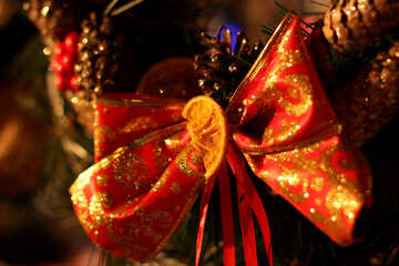 Red bow №53536