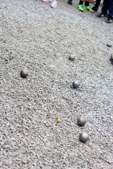 Balls on the ground №53984