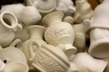 Ceramic vases antique jars №53163
