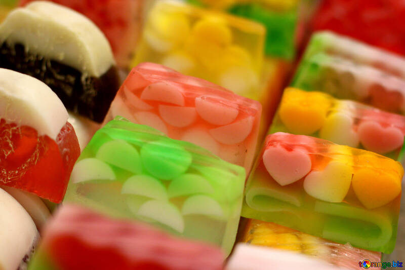 Fruit candy jelly sweets soap №53099