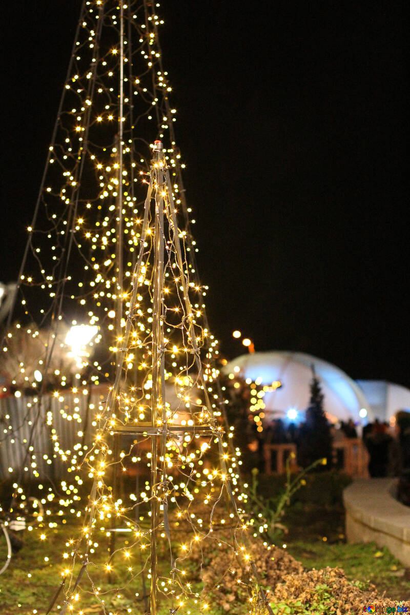 Árvore de Natal de luzes №53612