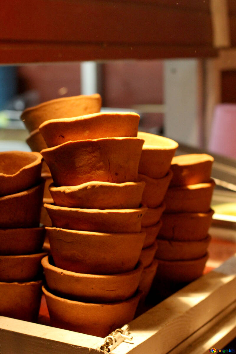 clay bowls pots №53573
