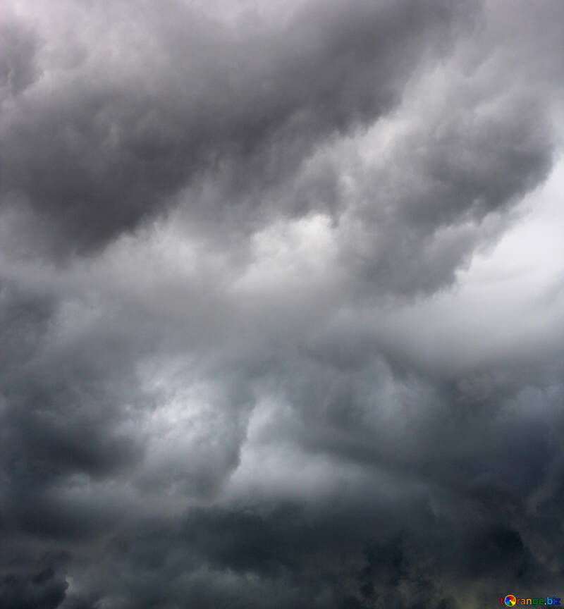 Clouds, a little dark gray sky storm №53244