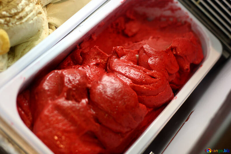 赤いアイスクリーム №53064