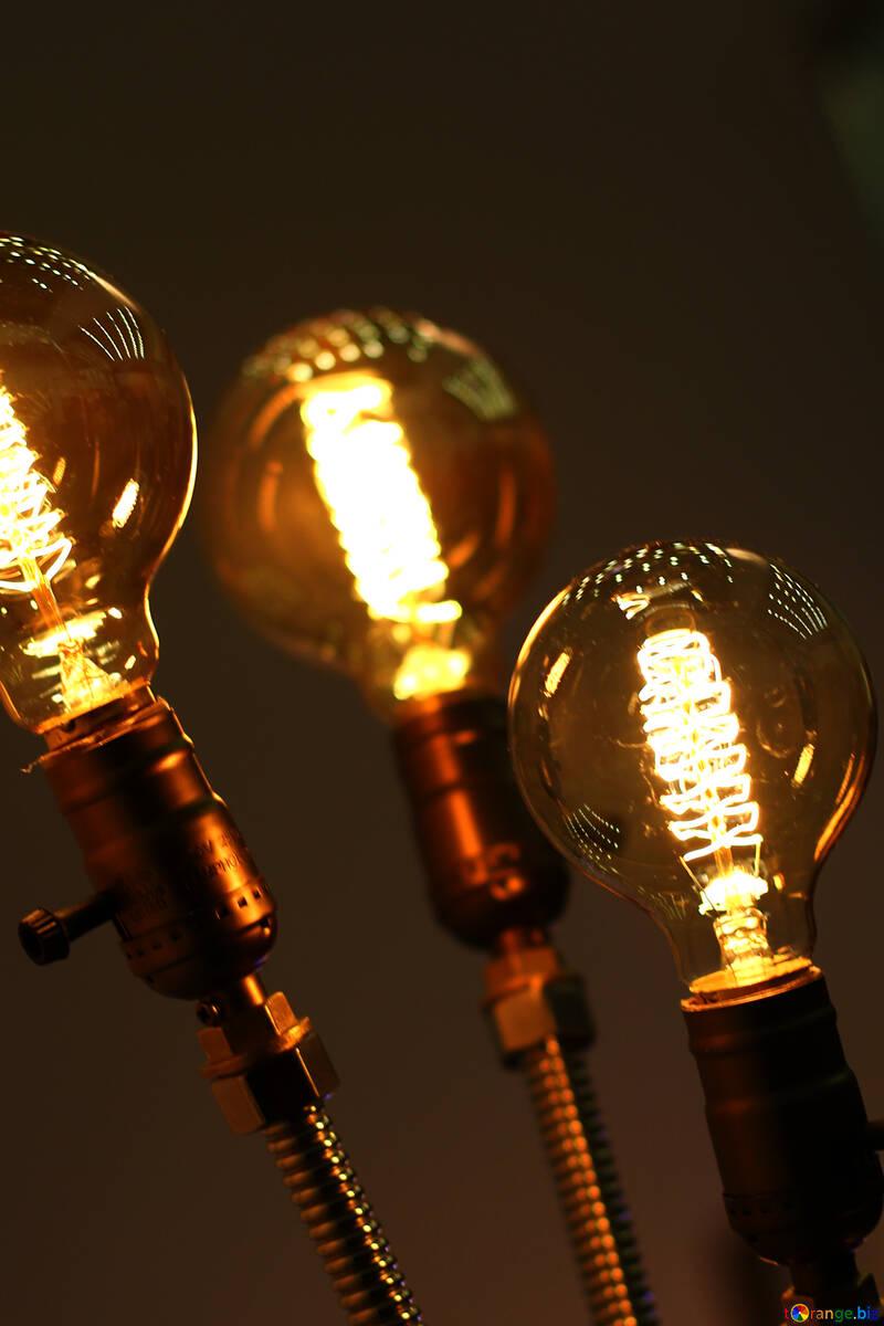 three dim-light bulbs Lighbulb №53148